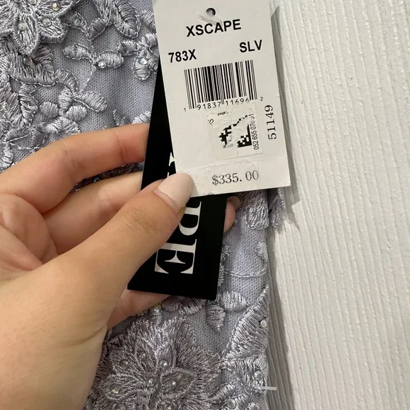 Beautiful Blue Gray CinderellaGown